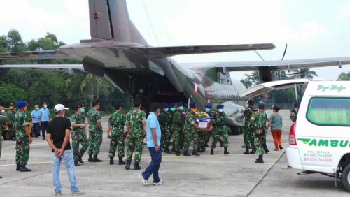 Delapan Jenazah Lainnya Korban Tragedi Pesawat Hercules Tiba di Pekanbaru, Ini Identitasnya