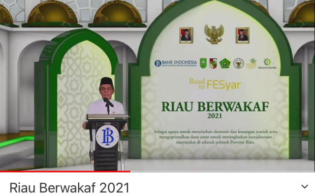 Gerakan Riau Berwakaf 2021, Total Wakaf yang Dikumpulkan BI Capai Rp212,86 Miliar dari 4.487 Wakif