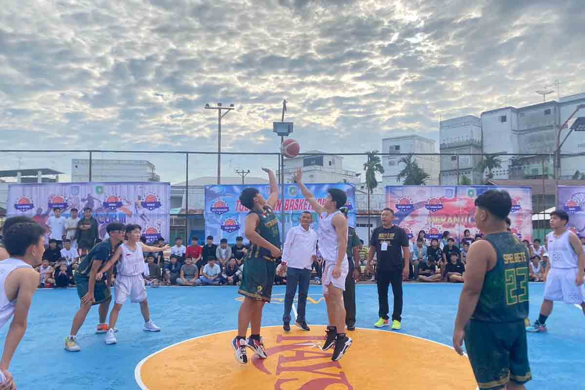 Buka Turnamen Basket Ball Meranti Cup III, Suardi Ajak Tanamkan Nilai Toleransi dan Solidaritas