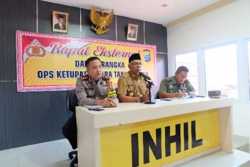 Persiapkan Kedatangan Kapolda Riau dan Danrem 031/Wirabima ke Inhil, Pemkab, Polres dan Kodim Gelar Rapat Gabungan