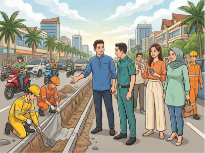Atasi Banjir Kota, Pemko Pekanbaru Gesa Pembangunan Drainase Wilayah Rawan