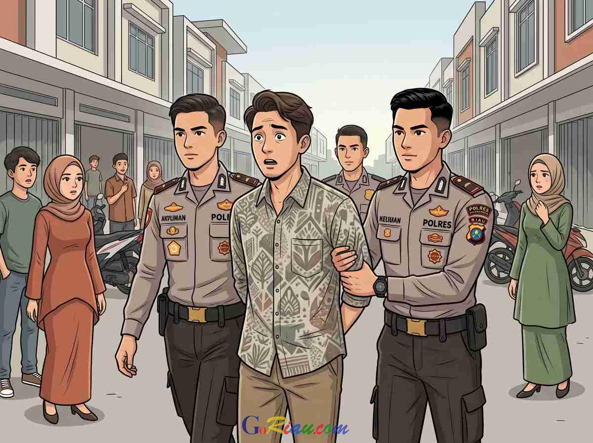 Rp307 Juta Raib dalam Janji Masuk Polri, Terduga Pelaku Ditangkap Polres Meranti