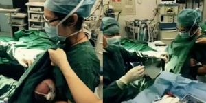 GoRiau Mengharukan, Perawat Ini Susui Pasien Bayi Agar Operasi Berjalan Lancar