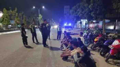 GoRiau Jaga Kamtibmas Pilkada, Polresta Pekanbaru Amankan 42 Motor Balap Liar