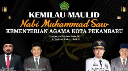 GoRiau Besok, Kemenag Pekanbaru Gelar Kemilau Maulid 1446 H