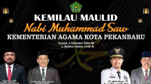 Besok, Kemenag Pekanbaru Gelar Kemilau Maulid 1446 H