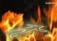 Kesal karena Diancam, Ayah Siram Anak dengan Bensin Lalu Dibakar