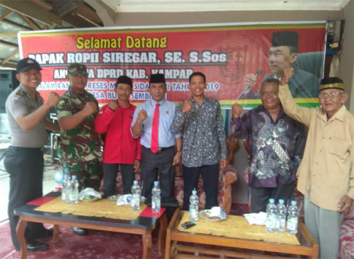 Anggota DPRD Kampar Rofi Siregar Tampung Aspirasi Masyarakat Bukit Sembilan Melalui Reses