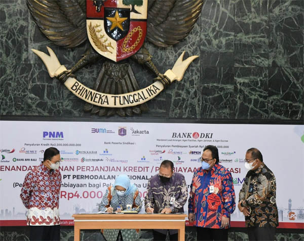 Dukung Pemulihan Ekonomi Nasional, Bank Riau Kepri Ikut Sindikasi Kredit dan Pembiayaan Rp 4 Triliun ke PNM