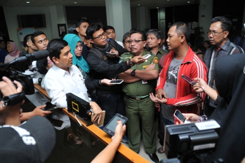 Tiga Insiden Warnai Sidak Menteri Yuddy