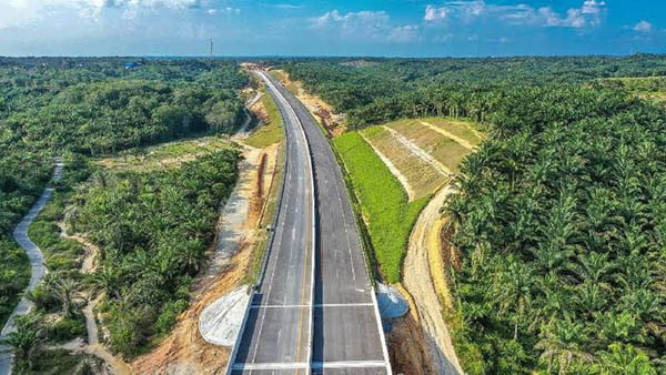 Tol Pekanbaru - Bangkinang - Pangkalan Siap Diresmikan Tahun 2023