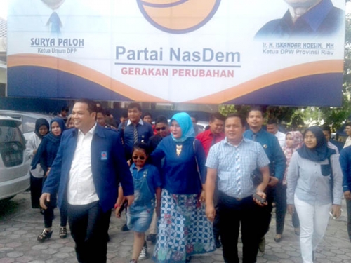 Gabung ke Nasdem, Abubakar Siddik Siap Bertarung Jadi Wakil Rakyat Dapil Pekanbaru