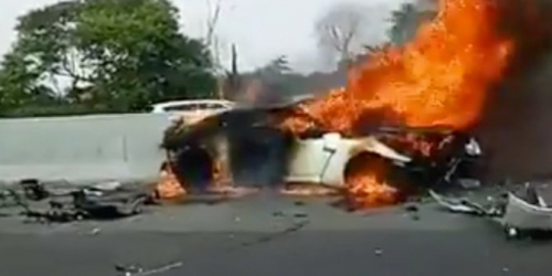Mobilnya Kecelakaan dan Terbakar, Wakil Jaksa Agung Meninggal di Tol Jagorawi