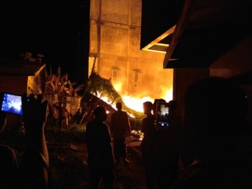 Dalam 2 Hari, Ruko Pedagang di Jalan Jendral Sudirman Tembilahan 3 Kali Nyaris Terbakar