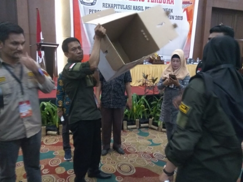 Hasil Pleno Sementara Pemilu 2019: Prabowo - Sandi Unggul di Tujuh Kecamatan di Pekanbaru