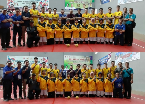 Tim Sepak Takraw Riau Lolos Masuk Final Kualifikasi PON 2020 Wilayah I Sumatera di Sukabumi