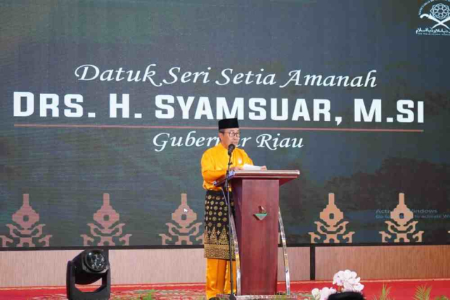 Gubernur Syamsuar Ajak Pengurus DMDI Riau Junjung Marwah Adat Istiadat Budaya Melayu