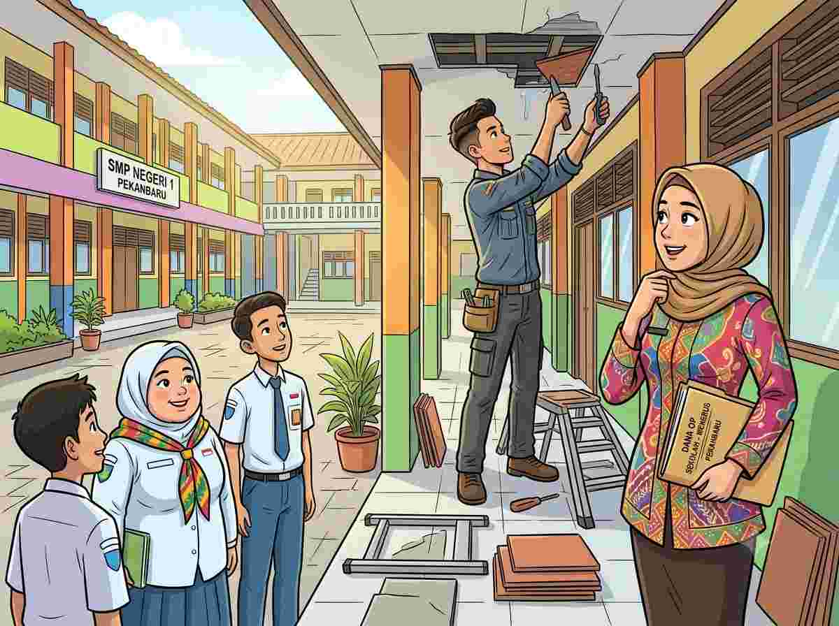 Pemko Pekanbaru Kucurkan Dana Darurat Rp2 Miliar, Sasar Kebutuhan Mendesak SD dan SMP