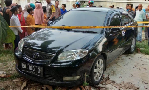 Ini Kronologis Penemuan Mayat Dalam Mobil Vios di Pekanbaru