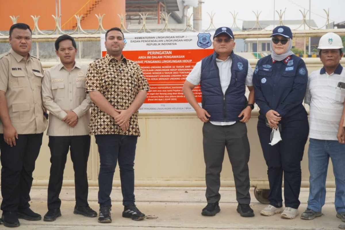 Sidak Gakkum di Kuansing Riau, Anggota DPR Muhammad Rohid Segel Enam Pabrik Sawit Pelanggar Aturan