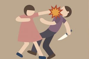 GoRiau PNS Wanita dan IRT di Dumai Saling Jambak dan Angkat Parang Berujung ke Polisi