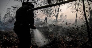 GoRiau Olalah, Mesin Pemadam Kebakaran Hutan Riau Dicuri, Proses Pemadaman Terganggu