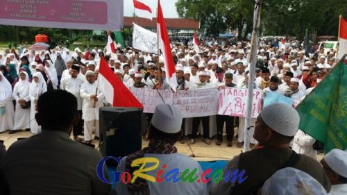 Ribuan Masyarakat Mandau Gelar Aksi Damai 4 November Tuntut Ahok Dihukum dan Berikut Isi Petisinya