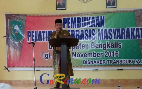 Tingkatkan Skil, Warga Desa Petani Duri Ikuti Pelatihan Berbasis Masyarakat