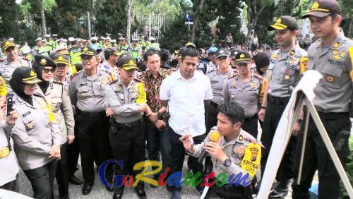 Waspadai Pelaku Kriminal Menyusup, Kapolresta Pekanbaru Intruksikan Jajarannya Pasang Mata saat Demo Siang Nanti