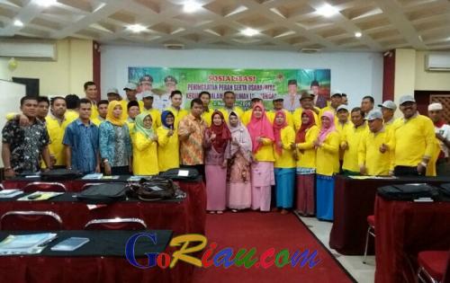 Komitmen dengan Program Kampung Iklim, BLH Bengkalis Taja Sosialisasi Peningkatan Peran Serta Masyarakat