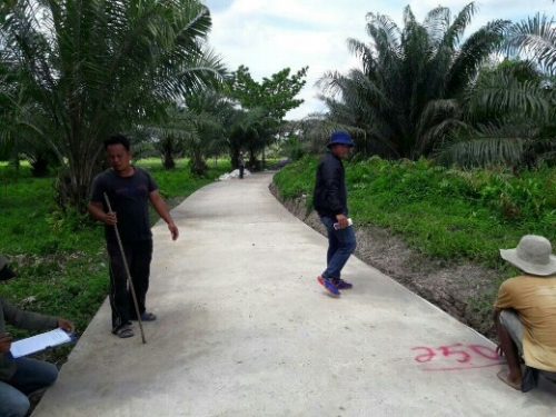 Keinginan Masyarakat Dikabulkan, Kini Jalan Rantau Panjang - Tekulai Inhil Bebas dari Lubang dan Debu