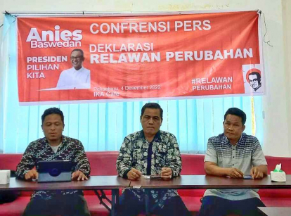 Deklarasi Relawan Perubahan Riau, Dihadiri Langsung Anies Baswedan