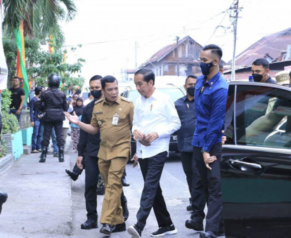 GoRiau Presiden ke Pekanbaru, Pj Walikota Ajak Masyarakat Bergandengan Tangan Majukan Indonesia