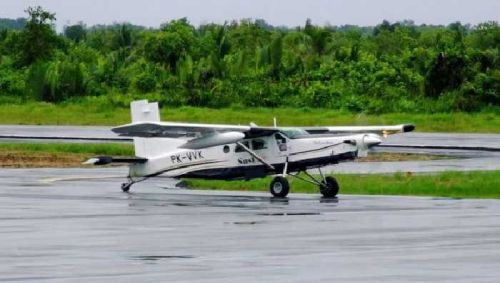 Susi Air Mulai Penerbangan Perdana Pekanbaru - Tembilahan PP