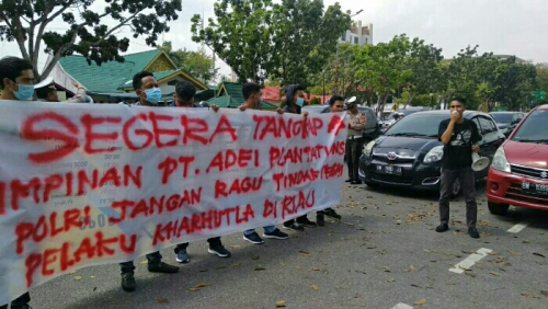 Kasus Karhutla PT Adei Plantation, Mahasiswa Pelalawan Desak Kepolisian Limpahkan Berkas ke Kejaksaan