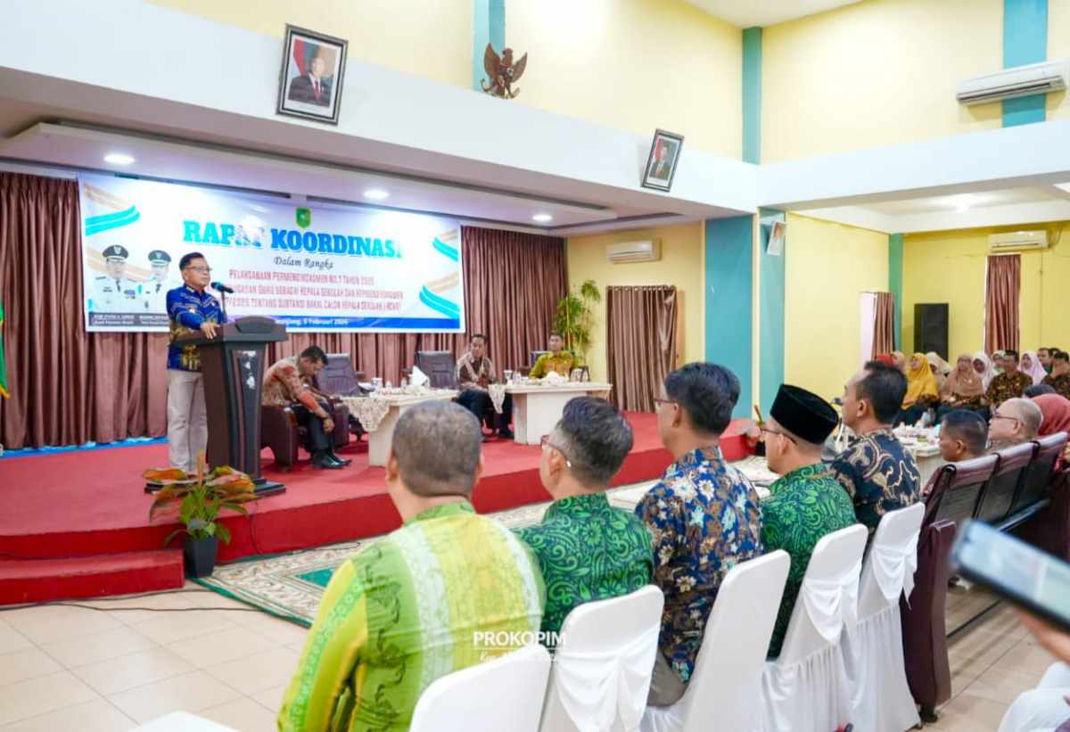 Penugasan Kepala Sekolah Jadi Sorotan dalam Rakor Pendidikan Meranti