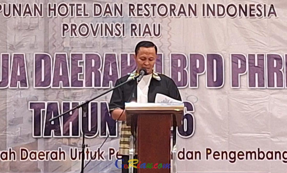 Wali Kota Pekanbaru Apresiasi Rakerda PHRI, Dorong Kolaborasi Pariwisata dan UMKM