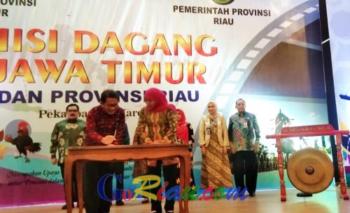 Riau Jadi Tujuan Misi Dagang Jatim
