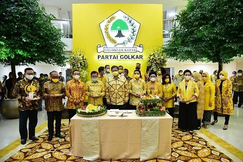 Airlangga Resmikan Kantor Baru DPP Partai Golkar