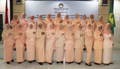 GoRiau Pengurus DWP Kanwil Kementerian Agama Provinsi Riau Resmi Dikukuhkan