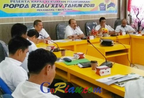 Persiapan Popda XIV Riau 2018 Hampir Final, Pelalawan Paling Sedikit Kirimkan Kontingen