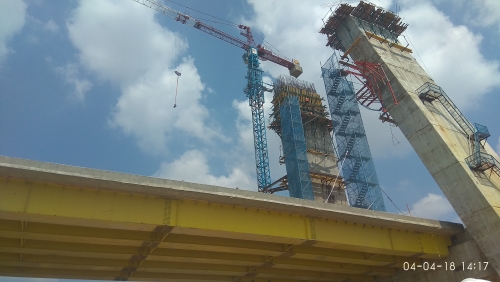 Pembangunan Terealisasi 23 Persen, WTH Berharap Bisa Merasakan Jembatan Siak IV di Penghujung Desember 2018