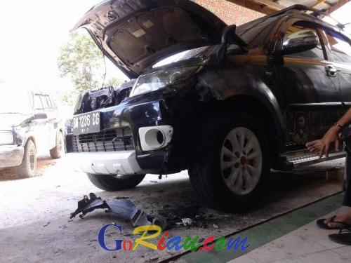 Gawat, Waktu Hampir Bersamaan 4 Mobil Dibakar Orang Misterius di Pangkalan Kerinci