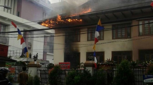 Gedung Kejaksaan Tinggi Jawa Barat Sengaja Dibakar, Pelaku Berhasil Diringkus