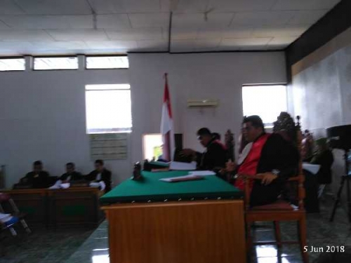 Bawaslu dan Sentra Gakkumdu Provinsi Riau Saksikan Sidang Kasus Politik Uang di PN Bengkalis