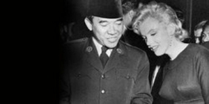 GoRiau Bung Karno Ketahuan Melirik Payudara Bom Seks Marilyn Monroe, Ini Fotonya