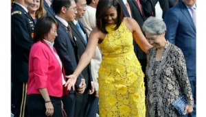 GoRiau Jadi Tamu Presiden Obama di Gedung Putih, Istri PM Singapura Bawa Tas Tangan Buatan Siswa Autis Seharga Rp150 Ribu, Ini Penampakannya