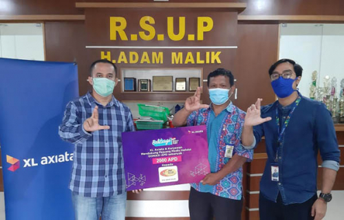 Dukung Pencegahan Covid-19, XL Axiata Salurkan APD ke Rumah Sakit di Sumatera