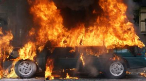 GoRiau Mobil Honda Brio Terbakar, Diawali Kopling Terasa Berat dan Keluarnya Asap
