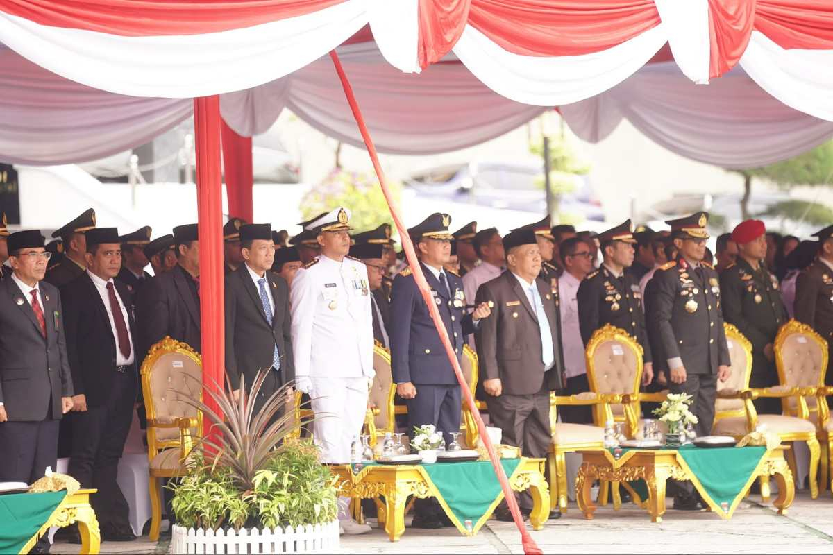 HUT Ke-81 TNI di Riau Digelar Khidmat, Plt Gubernur Apresiasi Sinergitas Jaga Ketahanan Daerah